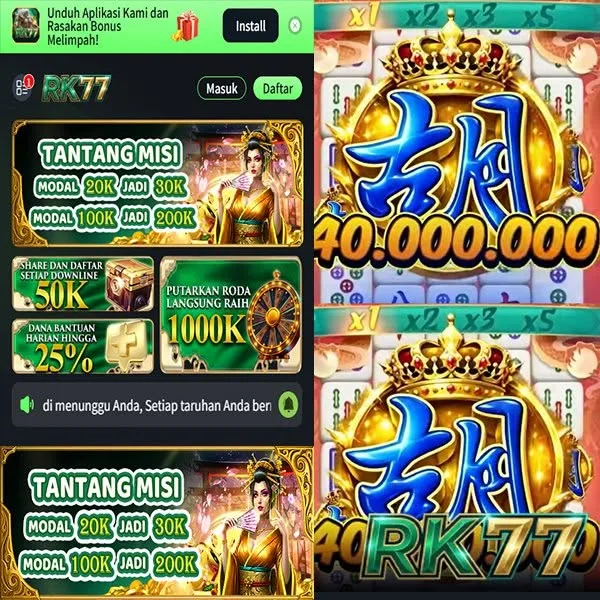 RK77 Bonus Member Baru 100%